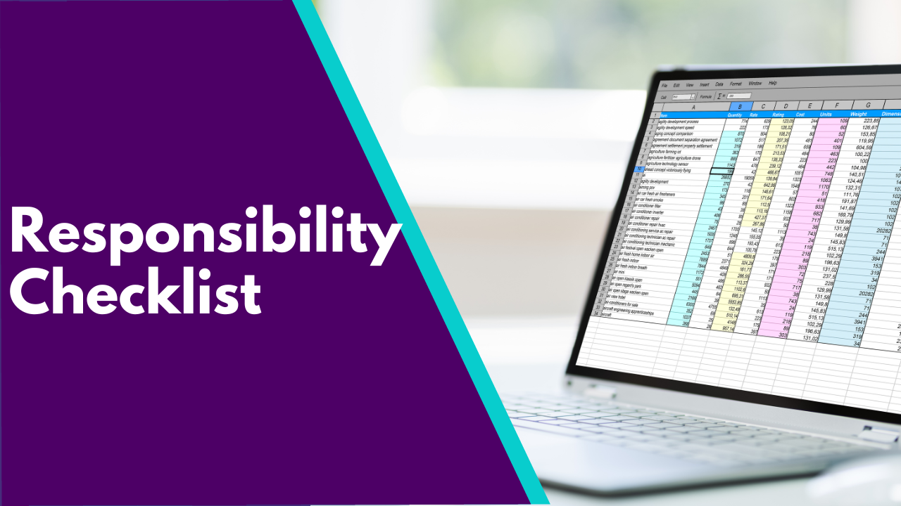 Responsibility Checklist